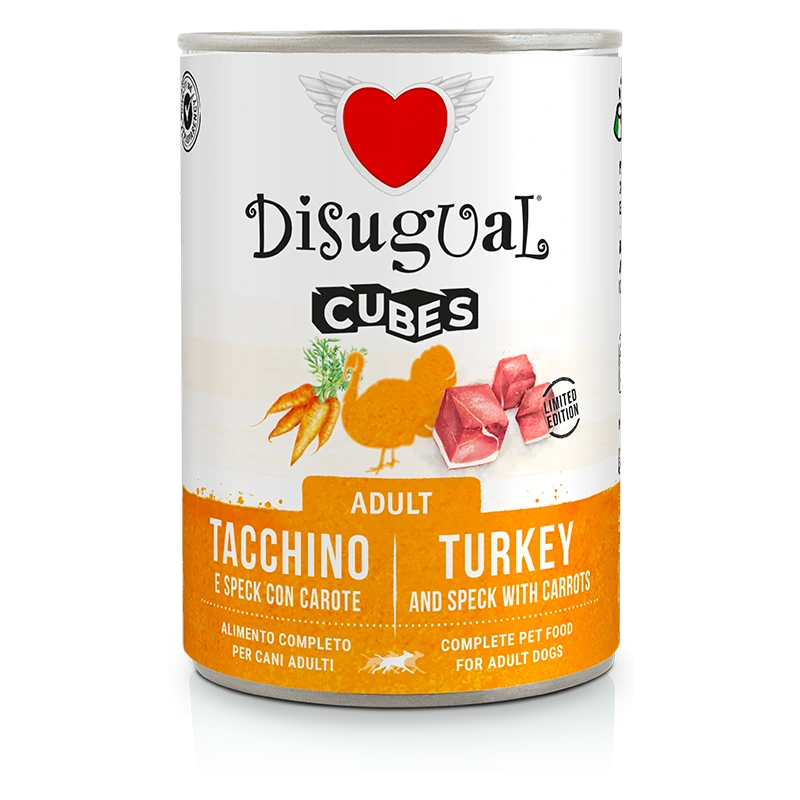 Disugual Cubes — Curcan, speck și morcov — 400 g