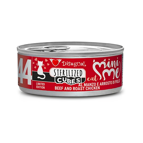 Disugual Mini-Me Cubes Sterilized — Говядина и жареная курица — 85 г